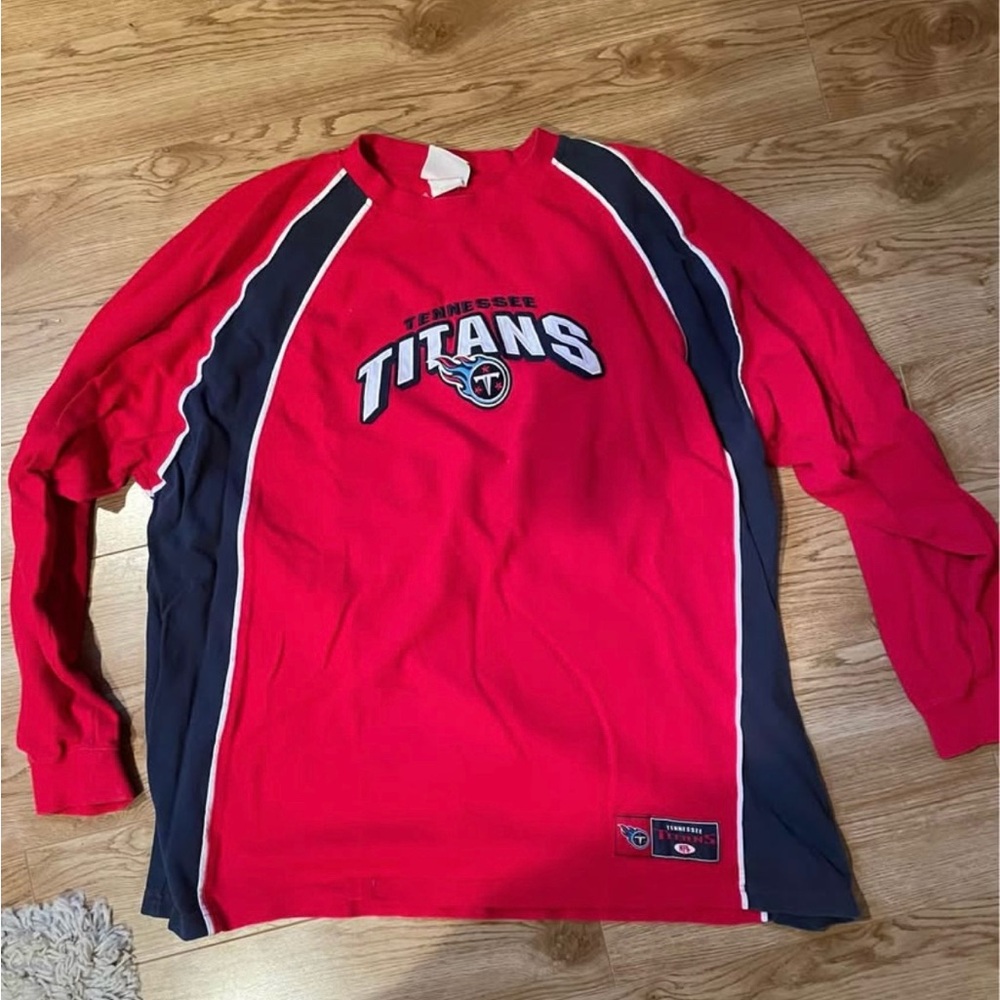 NFL Tennessee Titans Red Crewneck Shirt